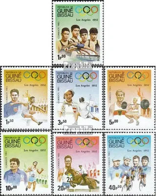 Produktbild von Briefmarken Guinea-Bissau 1983 Mi 690-696 (kompl.Ausg.) postfrisch Olympische Sommerspiele 1932, Los Angeles
