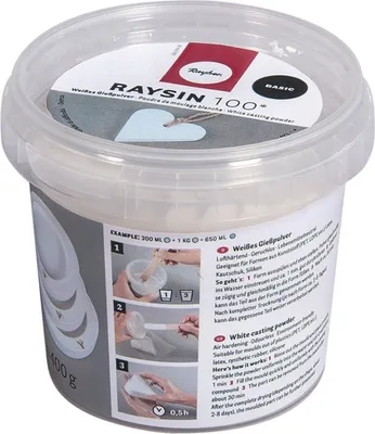 Produktbild von Rayher Gießpulver Raysin 100 400,0 g weiß