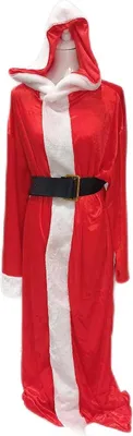 Immagine prodotto di Costume Babbo Natale in velluto (cappotto, cintura) Taglia: XXL Taglia: XXL