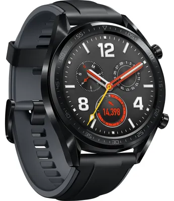 Produktbild von Huawei Watch GT, 3,53 cm (1.39"), AMOLED, Touchscreen, 0,128 GB, GPS, 46 g