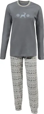 Produktbild von REDBEST Damen-Schlafanzug grau 46