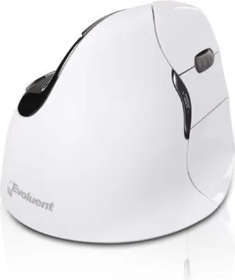 Produktbild von Evoluent Verticalmouse 4, Optisch, Bluetooth, 2600 DPI, Weiß