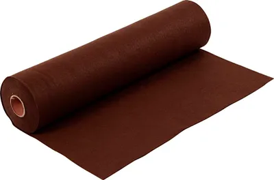 Image de Feutre de bricolage brun, 45 cm x 1,5 mm x 5 m, 180-200 g, rouleau