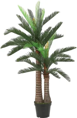 Produktbild von Mica Decorations Cycas-Palme Kunstpflanze -  H150 x Ø100 cm - Grün