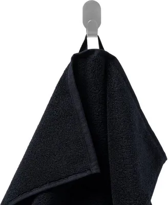 Obrázok produktu pre Uniqoos® Sada 2 čiernych kúpeľných uterákov, 70 x 140 cm, 100% bavlna, 570 g/m² – hrubé, vysoko savé a rýchlo schnúce, Öko-Tex