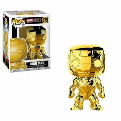 Produktbild von FUNKO POP! Marvel Avengers Iron Man (Gold Chrome), Sammelfigur, Comics