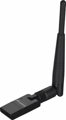 Produktbild von Lanberg NC-0150-WE, Kabellos, USB, WLAN, 2400 Mbit/s, Schwarz
