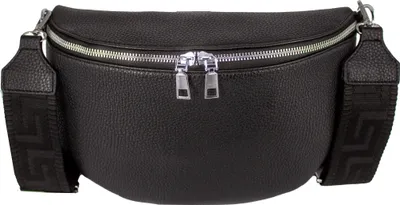 Produktbild von Umhängetasche Crossbody Bag Damen Schultertasche Bauchtasche Schwarz Kestra
