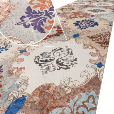 Produktbild von Küchenläufer ATLANTA Läufer Flurläufer Teppichläufer Oriental Teppich Beige 48x100cm