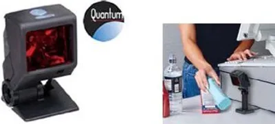 Produktbild von Honeywell MS3580 Quantum T, Fester Barcodeleser, Laser, GS1-128 (UCC/EAN-128), 0 - 4842 Lux, 650 nm, 0 - 360°