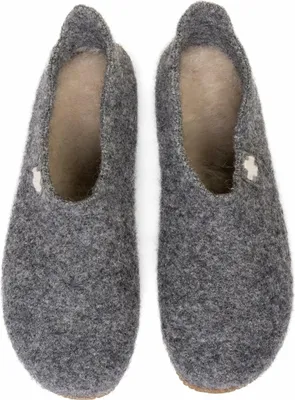 Zdjęcie produktu dla Pantofel z czystej nowej wełny Living Kitzbühel Miękka wkładka ze skóry jagnięcej, podeszwa z antypoślizgowej naturalnej gumy, oddychająca