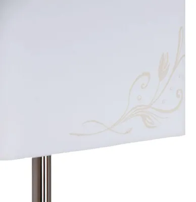 Immagine prodotto di Lampada da terra moderna in nichel e tessuto