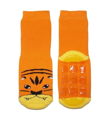 Produktbild von Kinder ABS-Socken aus Baumwolle Ferne Reise Orange Größe 19-22
