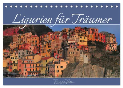 Produktbild von Ligurien für Träumer (Tischkalender 2027 DIN A5 quer), CALVENDO Monatskalender