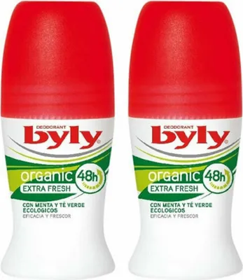 Zdjęcie produktu dla Byly Organic Extra Fresh dezodorant w kulce 2x50ml