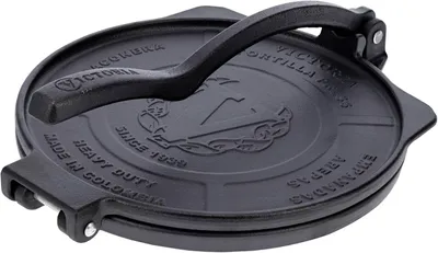 Immagine prodotto di Piastra in ghisa per tortillas, diametro 25 cm, ideale per tacos, arepas, quesadillas, empanadas, patacones, roti