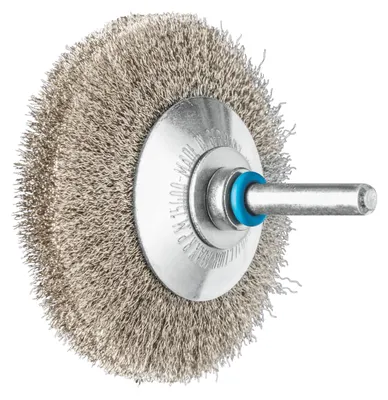Produktbild von PFERD Bevel brushes crimped shank-mounted, Stahl