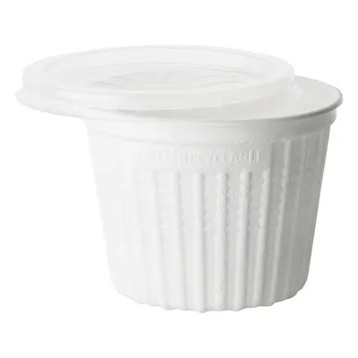 Produktbild von 75x Suppenbecher thermoisolierend inkl. Deckel SOUP TO GO PP 500 ml weiss