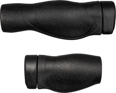 Produktbild von Herrmans Lenkergriffe Clik Comfort schwarz, 123/90mm, Ø 22mm, Paar