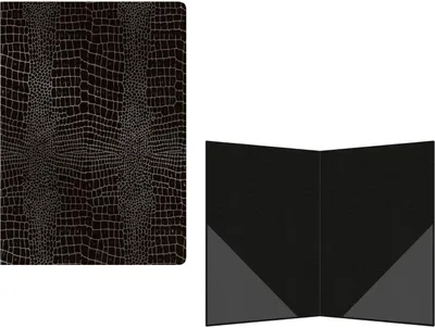 Produktbild von Urkundenmappe DIN A4 / Farbe: schwarz-silber
