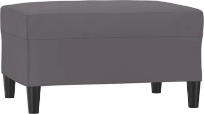 Produktbild von vidaXL Fußhocker Grau 70x55x41 cm Kunstleder