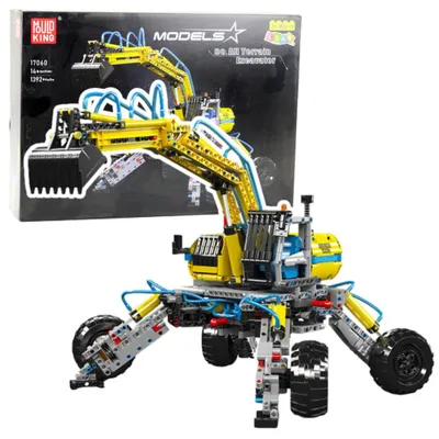 Produktbild von Leantoys Bauziegel Mobiler Erenbagger