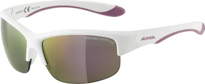 Zdjęcie produktu dla Alpina Sports A8652310, Okulary do wielu sportów, Chłopak, dziewczyna, Półobwódkowe, Fioletowy, Biały, Plastik, Fioletowy, Biały