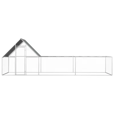 Immagine prodotto di vidaXL Pollaio 6x2x2 m Acciaio zincato