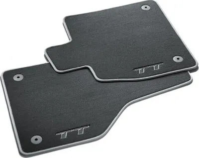 Zdjęcie produktu dla 2x Oryginalne welurowe tekstylne dywaniki podłogowe Audi Premium FRONT Audi TT III 8S