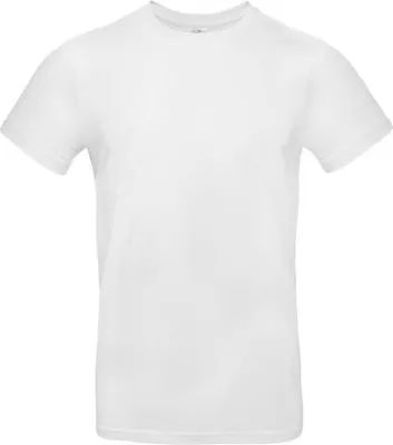 Produktbild von Herren-T-Shirt, Kurzarm - B&C #E190 - white - Größe S