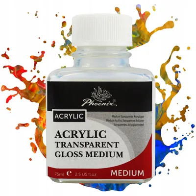 Zdjęcie produktu dla Medium błyszczące do akryli Phoenix 75 ml – efekt połysku, ATGM