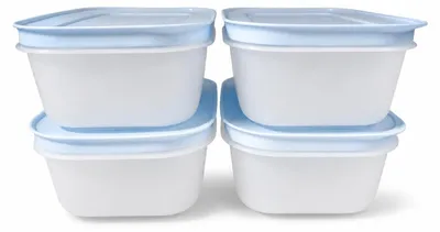 Produktbild von TUPPERWARE Gefrier-Behälter 450ml pastellblau-weiß (4) Eis-Kristall
