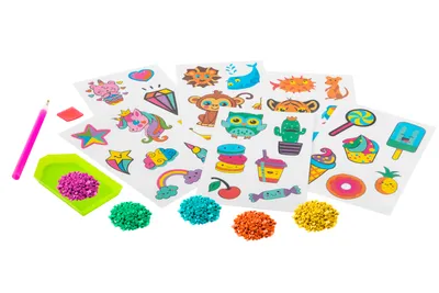 Produktbild von Beta Service Diamond Painting Sticker (12 Stk) 3-fach sortiert (VE 6) SORTIERT VE6