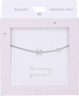 Produktbild von Depesche Armband Heart of Gold silberfarben mit Buchstabe N