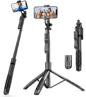 Obrázek produktu pro Selfie tyč pro akční kamery a smartphony, s možností otáčení o 360°, pro GoPro a podobná zařízení