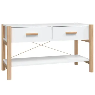 Obrázok produktu pre vidaXL TV skrinka biela 82x38x45 cm Drevo Materiál