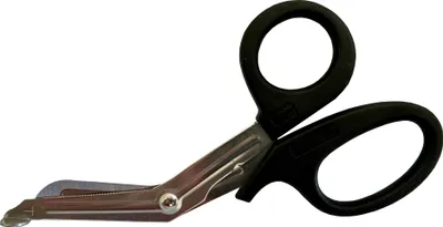Produktbild von Erste-Hilfe-Schere kniegebogen 19,5 cm Verbandschere Listerschere Rettungsschere Kleiderscheren