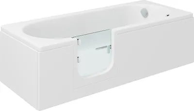 Produktbild von CASCADE Badewanne mit Tür/Seniorenbadewanne 169,5x70cm  Ausführung Links
