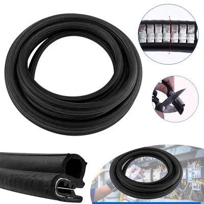 Produktbild von 6M Gummidichtung Kantenschutz für Bleche Dichtungsprofil, Wohnmobil Klappendichtung, für Boote, Wohnmobile Türdichtung Kfz