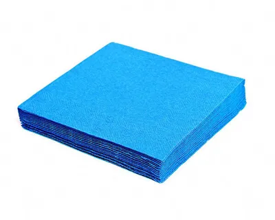 Produktbild von 1000x Servietten 33 x 33 cm 1/4-Falz 3-lagig blau