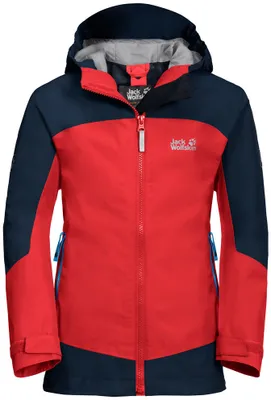 Produktbild von Jack Wolfskin Akka Jacket Boys peak red Kindergröße 128