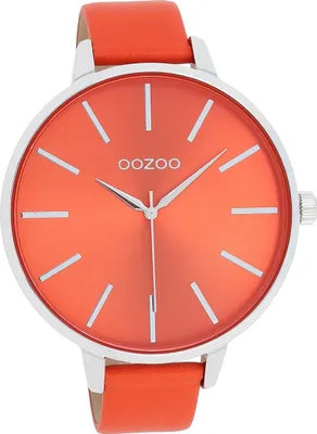 Image de Oozoo cuir femme montre analogique à quartz bracelet orange Timepieces D2UOC11071