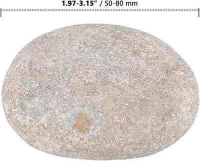 Produktbild von 30 Flusssteine – Flache Kieselsteine, 5-8 cm Größe