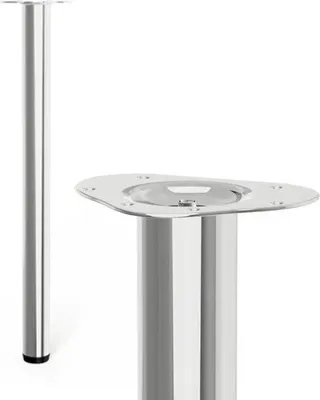 Obrázek produktu pro Nábytková noha Walteco Ø 60x800 mm, chrom