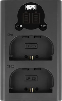 Obrázek produktu pro Newell charger DL-USB-C Dual Channel Canon LP-E6