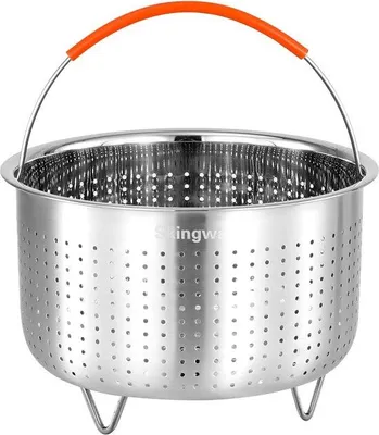 Obrázek produktu pro Parní vložka pro Instant Pot - Nerezová parní vložka na zeleninu - Bezpečná a odolná