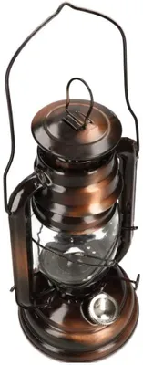 Obrázok produktu pre KOTARBAU Olejová lampa s držiakom knôtu Ropná lampa plniteľná Starožitná búrka Lucerna Sklenená žiarovka Stolná lampa Lucerna Olejová lampa Záhradná lampa Bronzová stojaca závesná