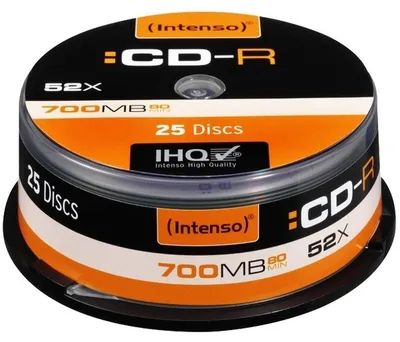 Produktbild von Intenso CD-R 700Mb 52x spindel (25)
