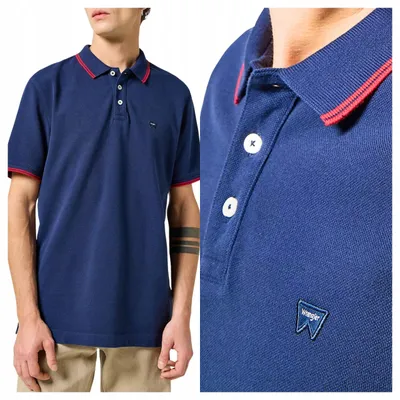 Produktbild von Wrangler | Herren-Polohemd aus klassischer Baumwolle in Marineblau, Größe S