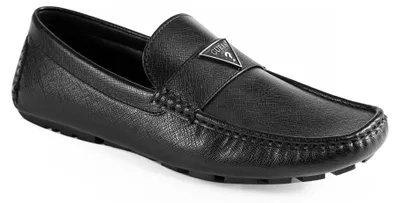 Immagine prodotto di GUESS, ciabatte da guida da uomo, modello Alai, colore nero, taglia 46 EU